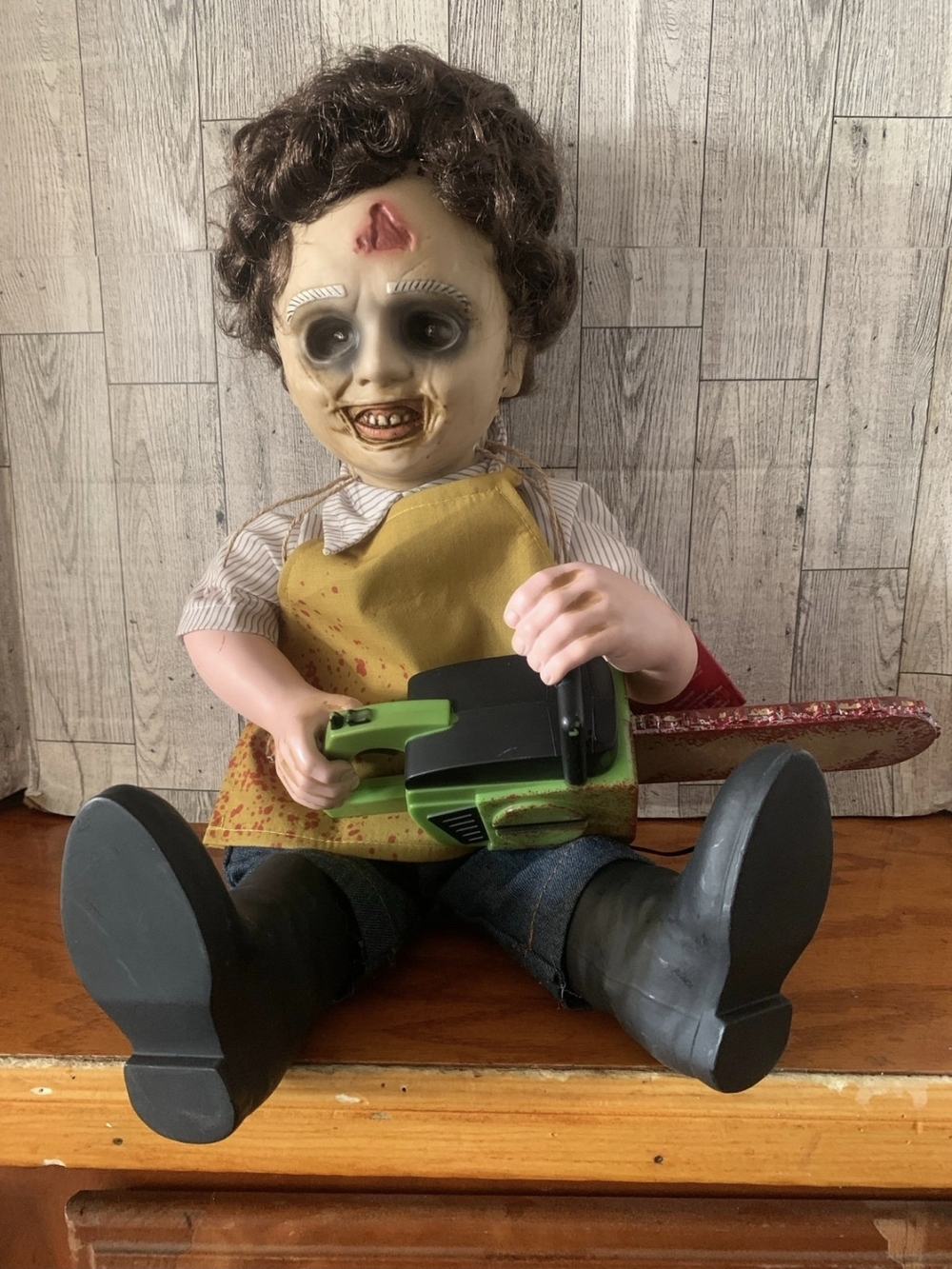 Leatherface Animatronic Doll